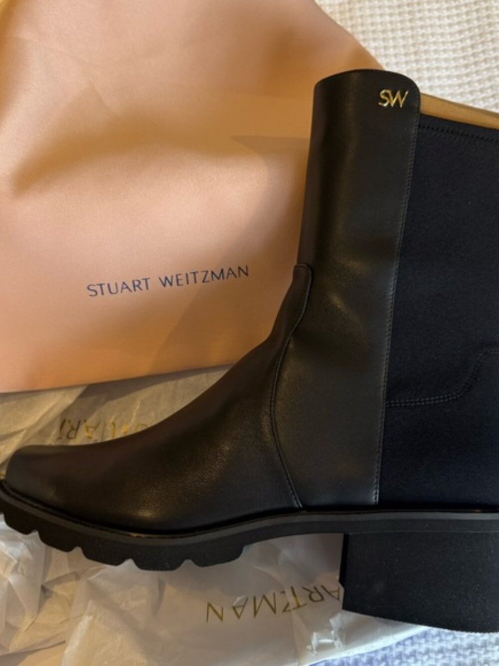 Stuart Weitzman Booties 9.5 - Picture 3 of 3